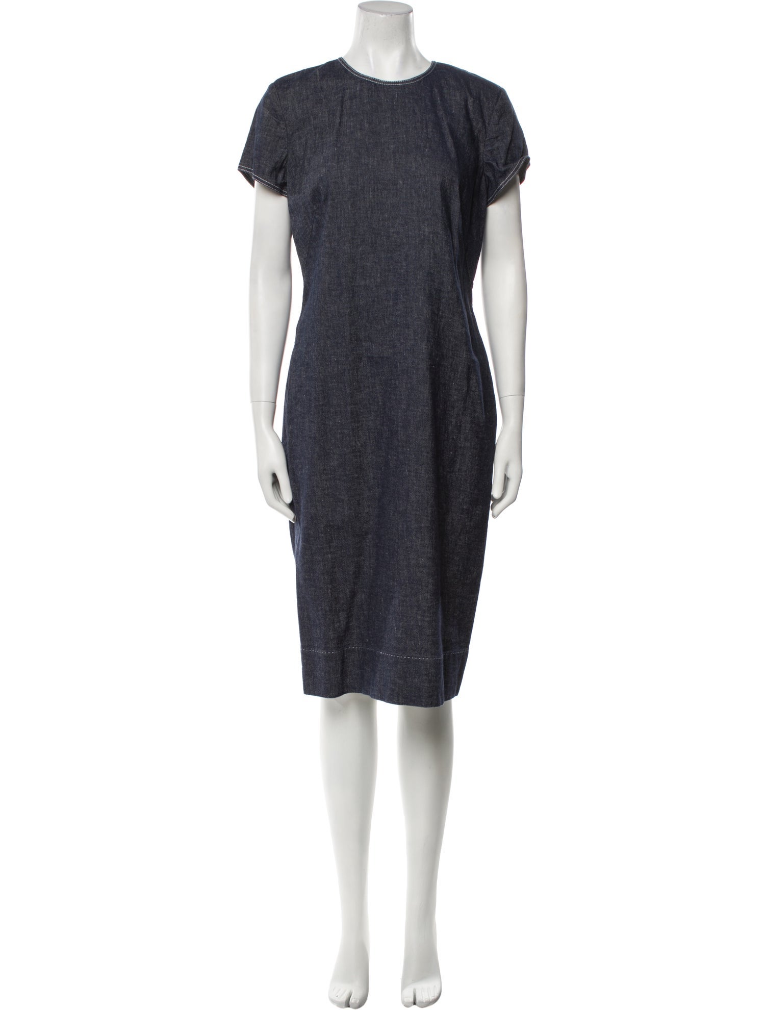Giorgio Armani Linen Midi Length Dress