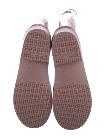 Giorgio Armani Rubber Floral Print Rain Boots