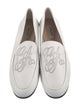 Giorgio Armani Leather Lasercut Accents Loafers