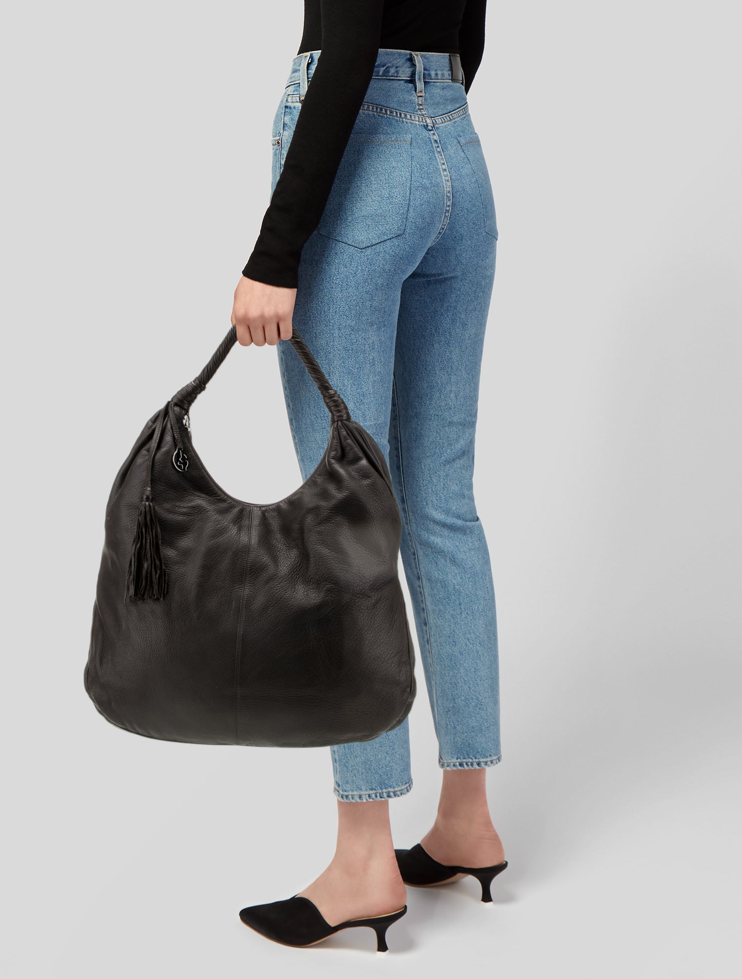 Giorgio Armani Leather Hobo