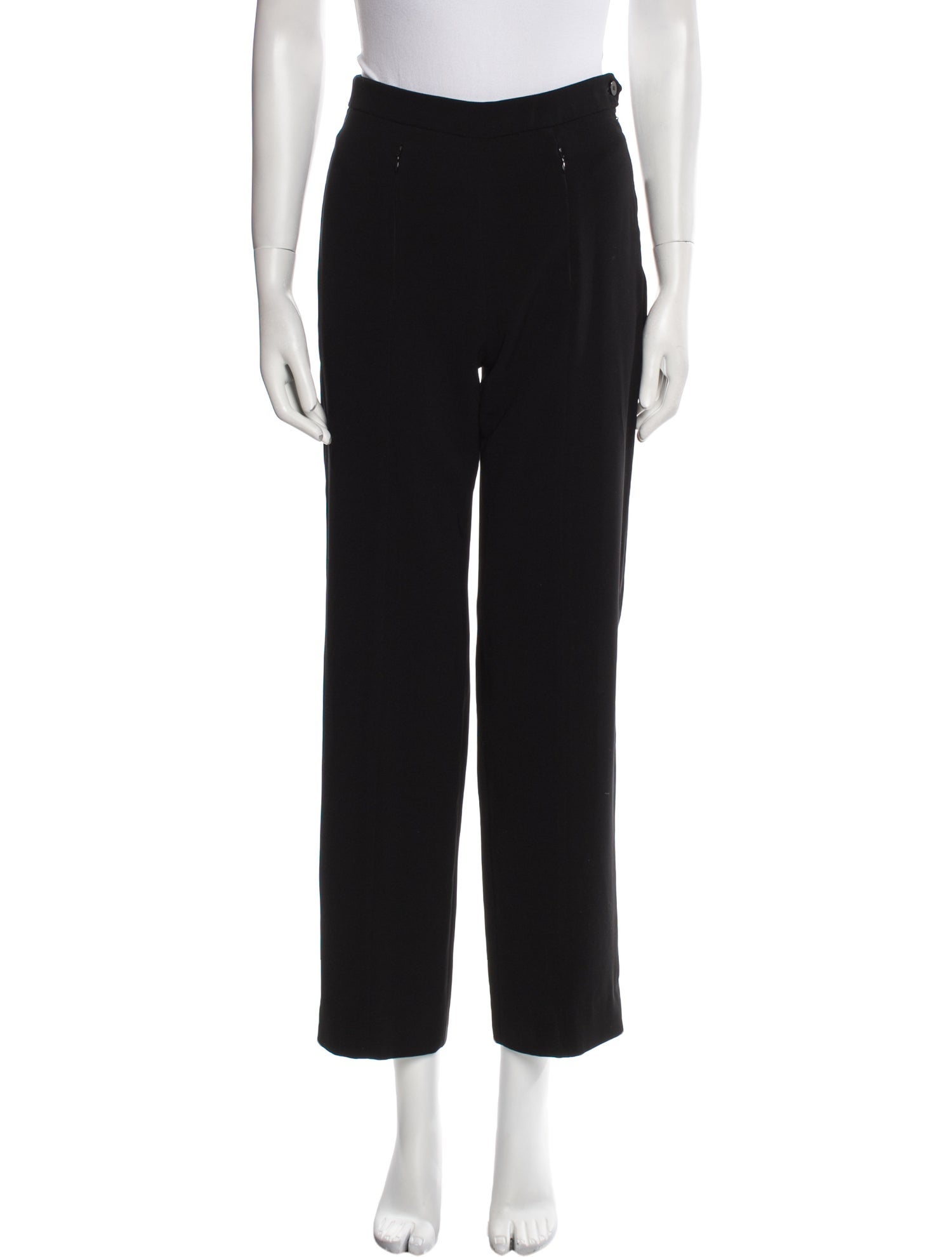 Giorgio Armani Wool Straight Leg Pants