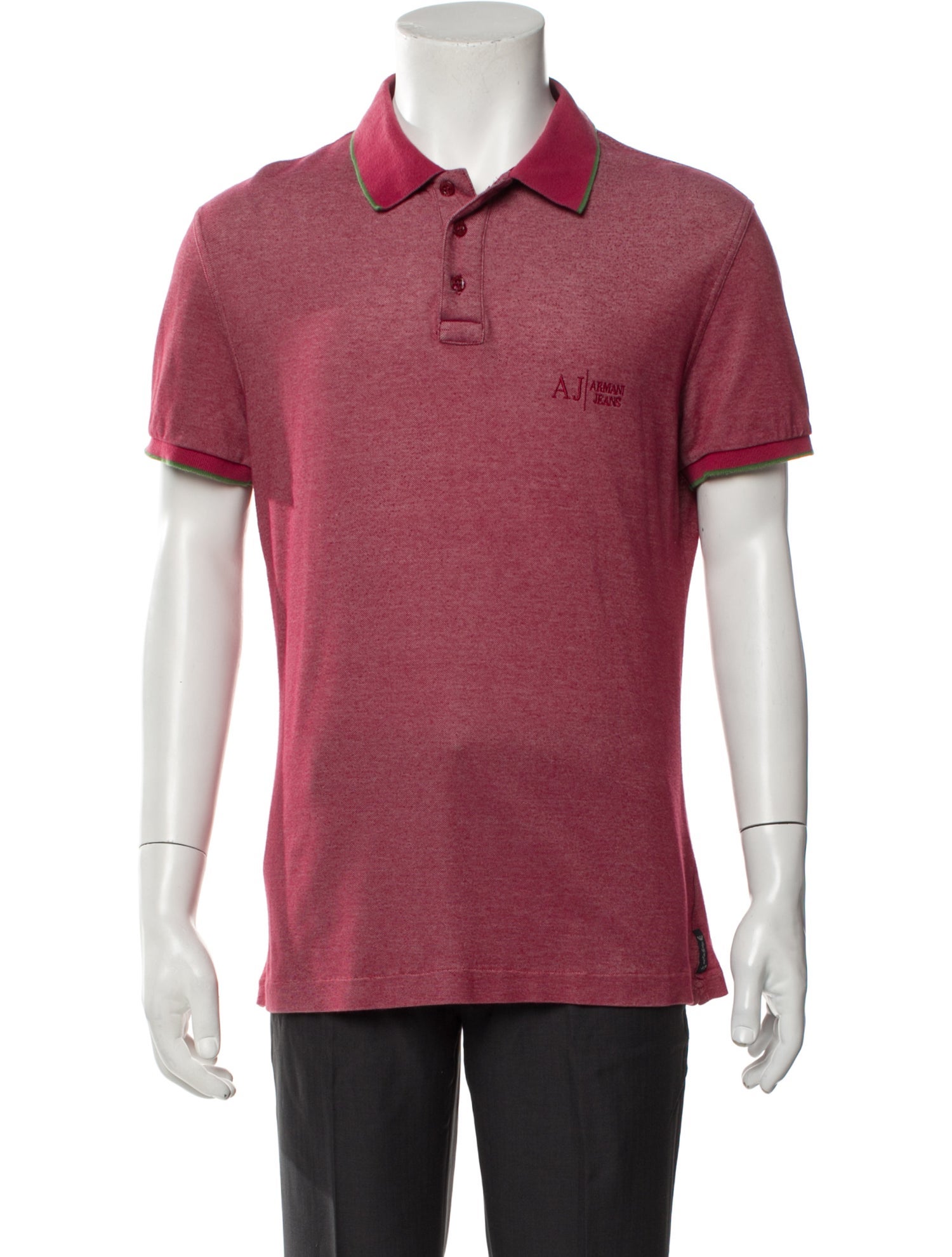 Giorgio Armani Collar Short Sleeve Polo Shirt