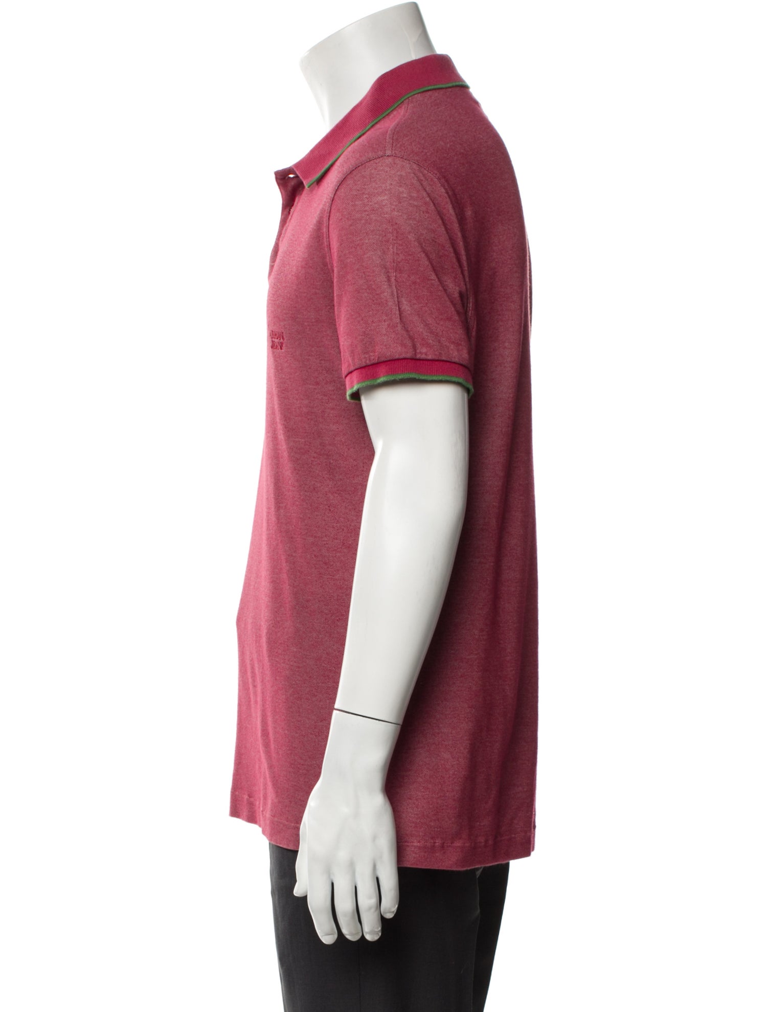 Giorgio Armani Collar Short Sleeve Polo Shirt