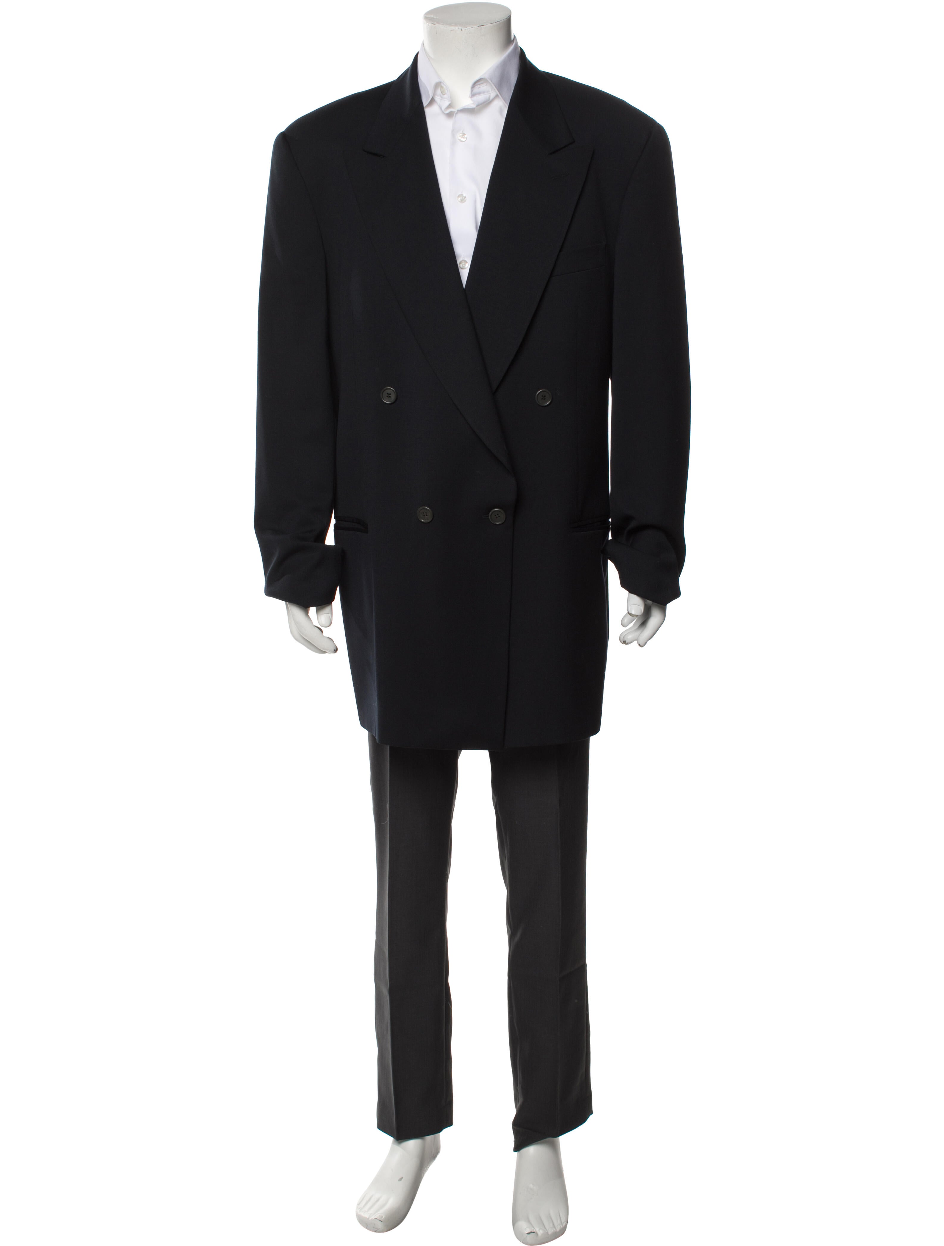 Giorgio Armani Virgin Wool Overcoat