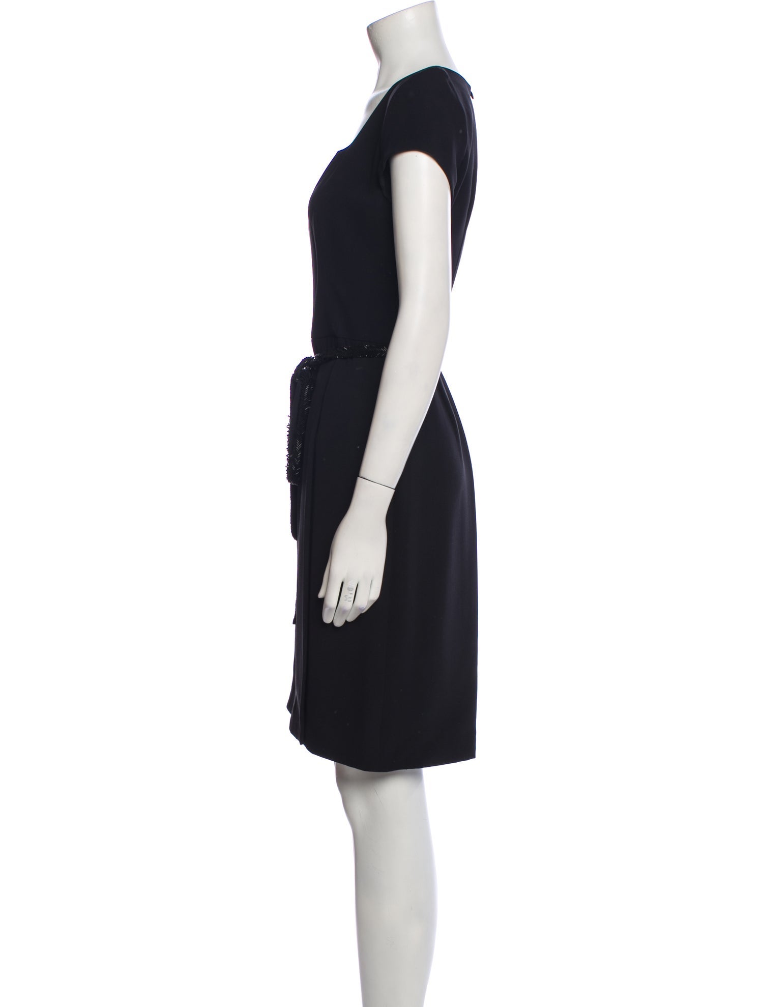 Giorgio Armani Silk Knee-Length Dress