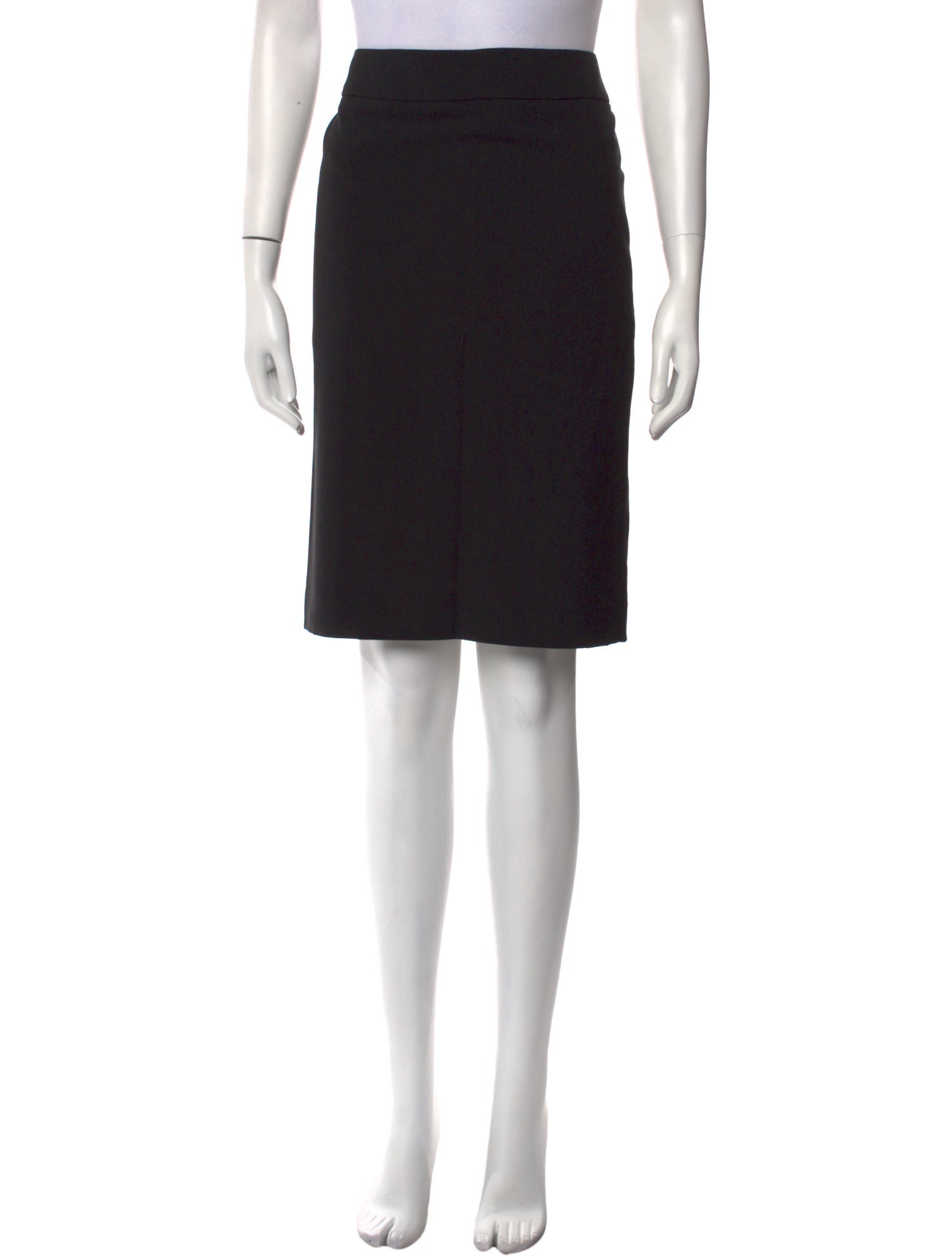 Giorgio Armani Virgin Wool Knee-Length Skirt