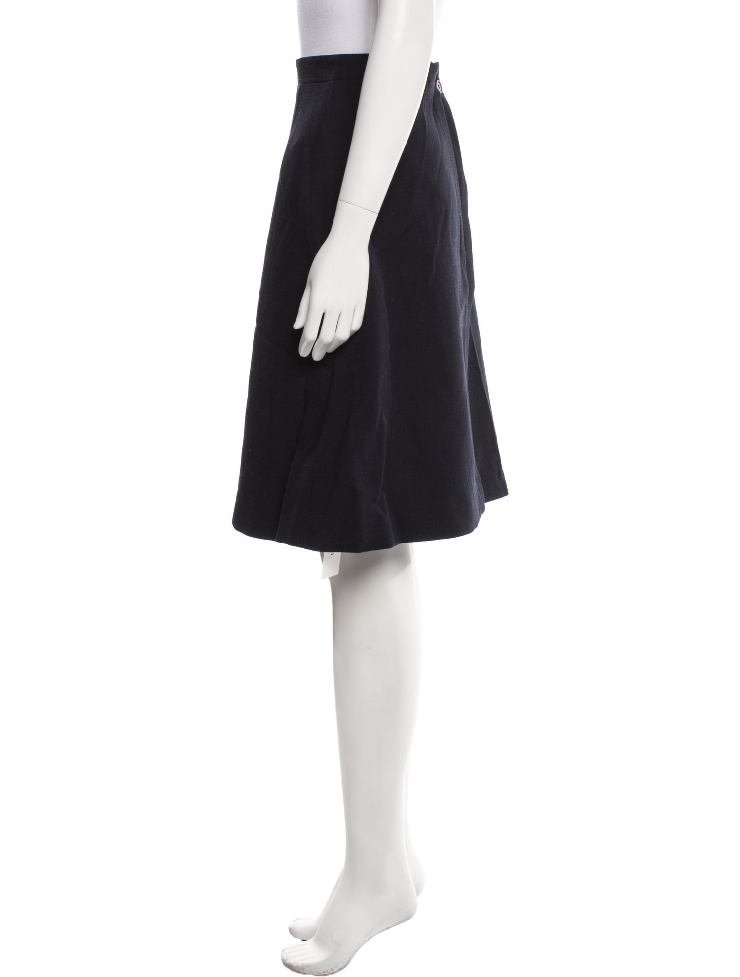 Giorgio Armani Wool Knee-Length Skirt