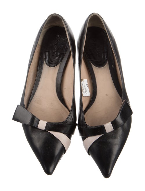 Giorgio Armani Leather Ballet Flats