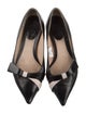Giorgio Armani Leather Ballet Flats