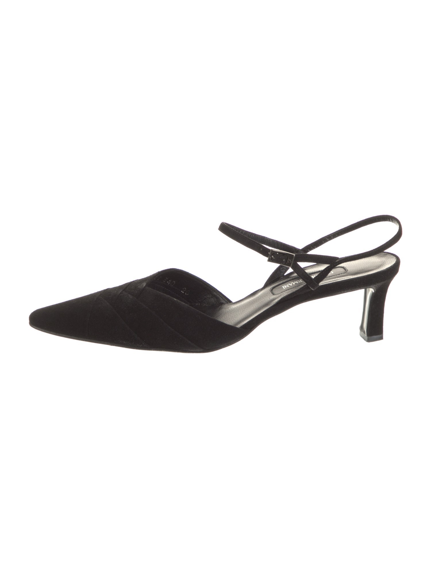Giorgio Armani Suede Slingback Pumps