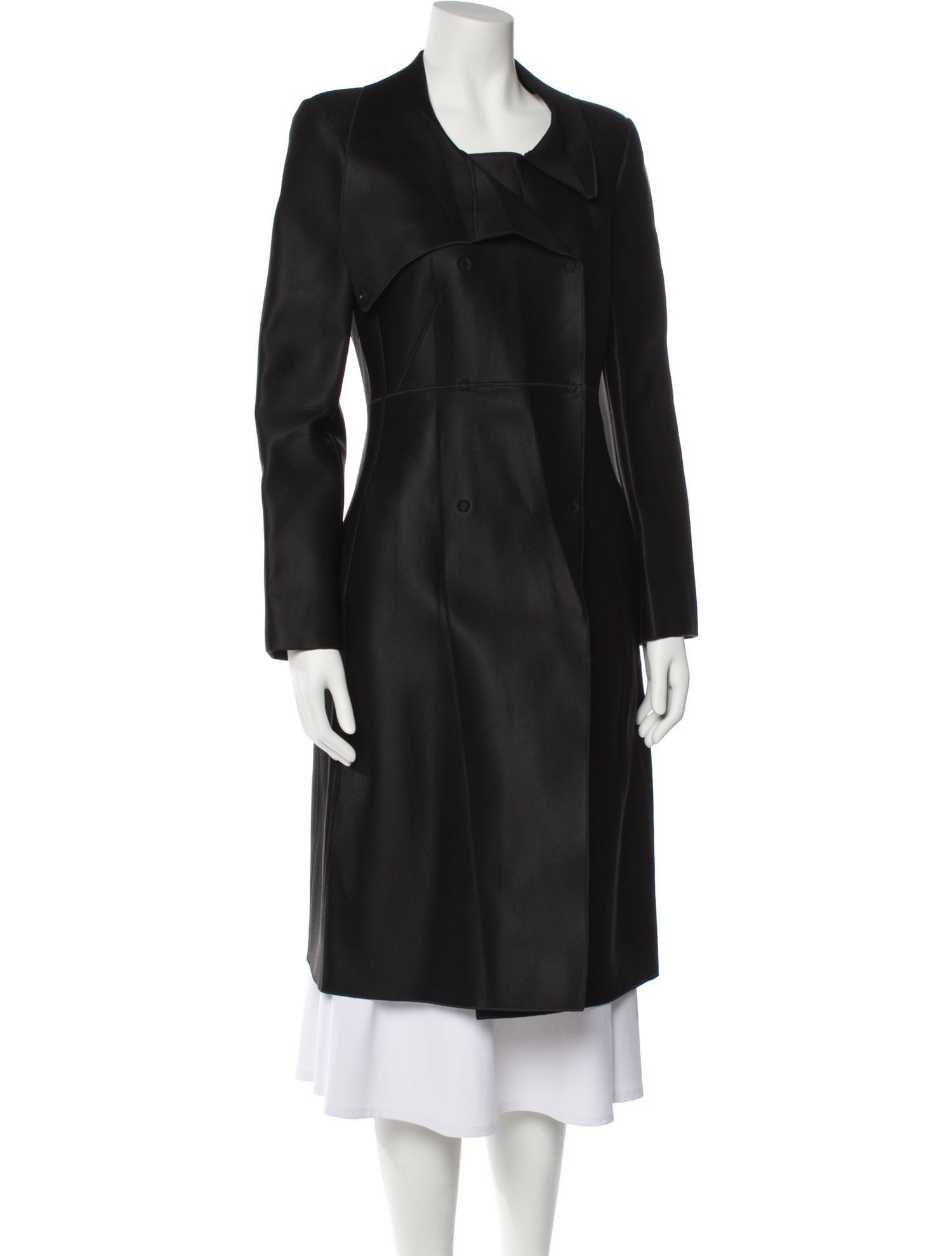 Giorgio Armani Latex Coat