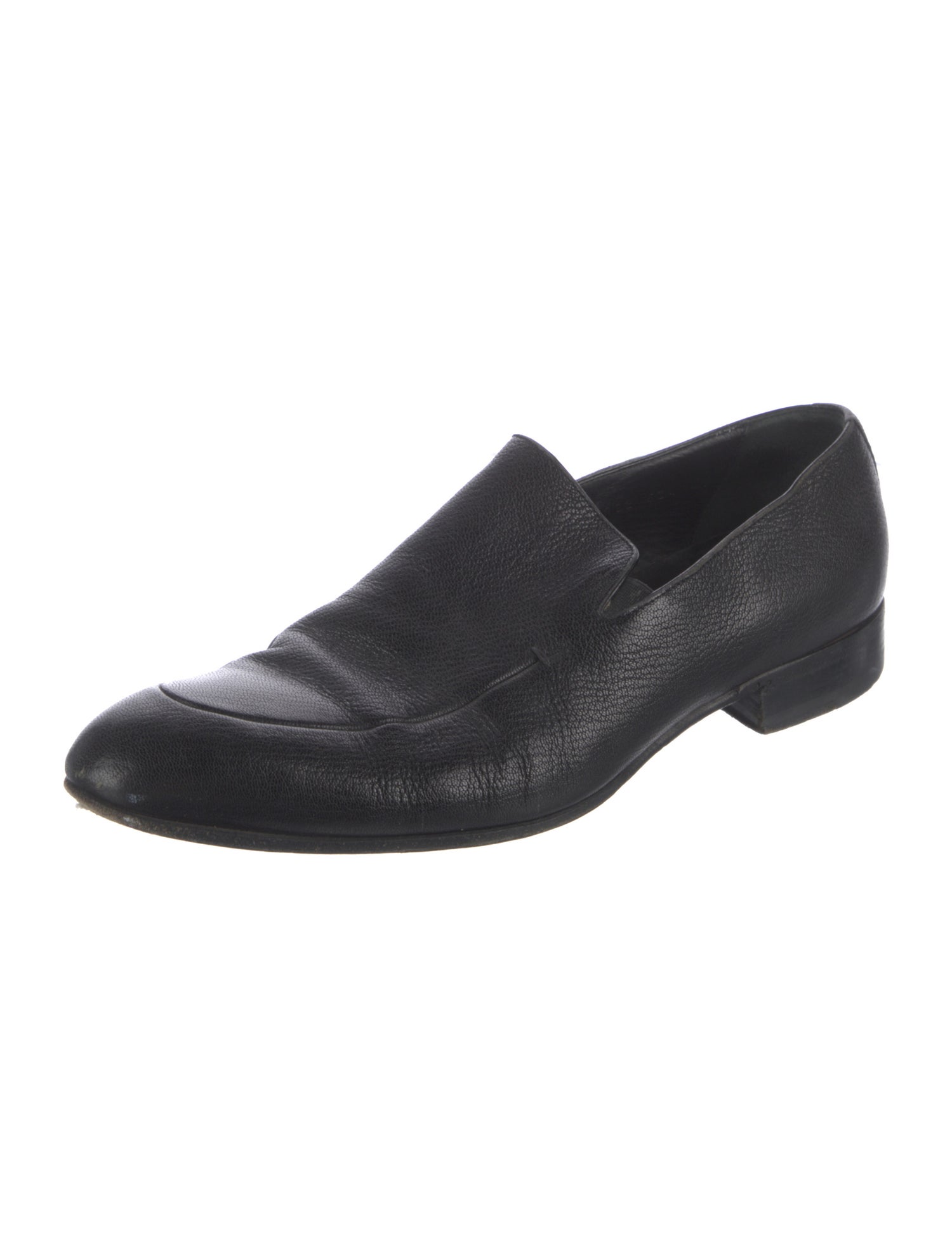 Giorgio Armani Leather Dress Loafers