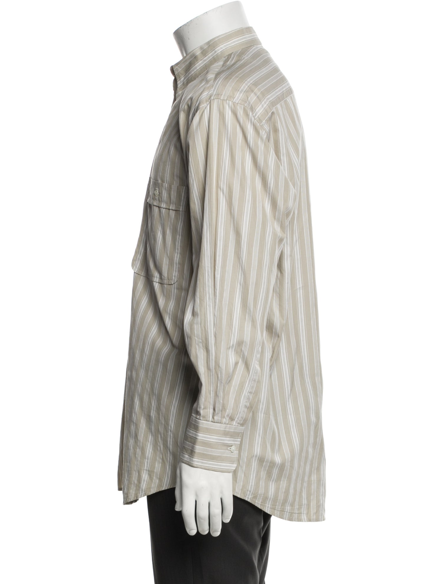 Giorgio Armani Striped Long Sleeve Shirt