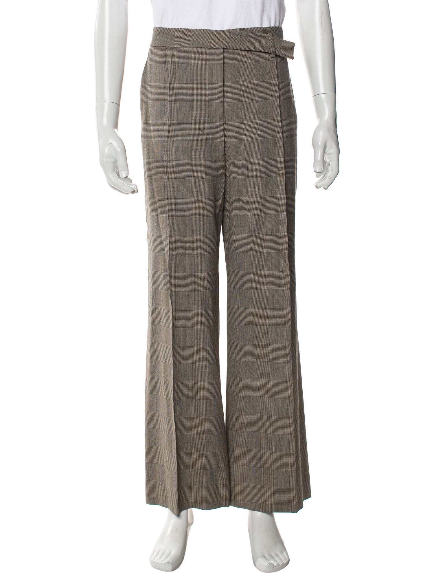 Giorgio Armani Plaid Print Pants