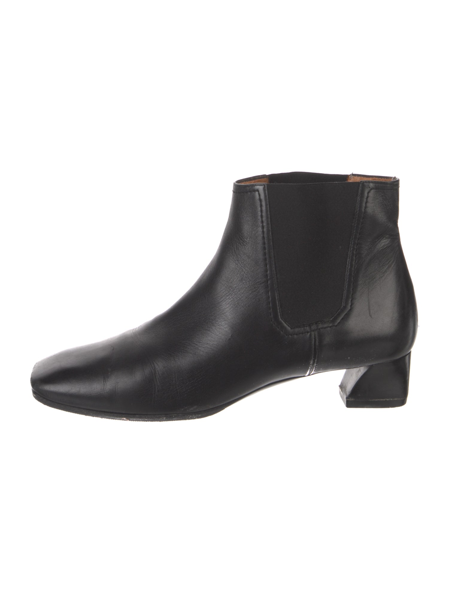 Giorgio Armani Leather Chelsea Boots