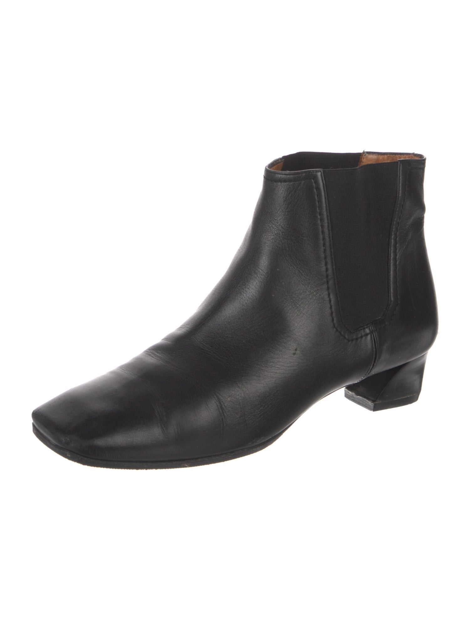 Giorgio Armani Leather Chelsea Boots