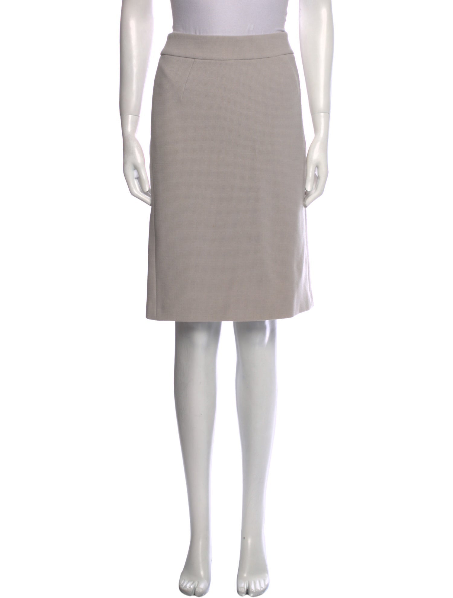 Giorgio Armani Virgin Wool Knee-Length Skirt
