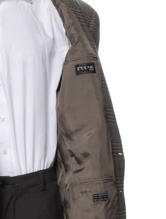 Giorgio Armani Plaid Print Blazer