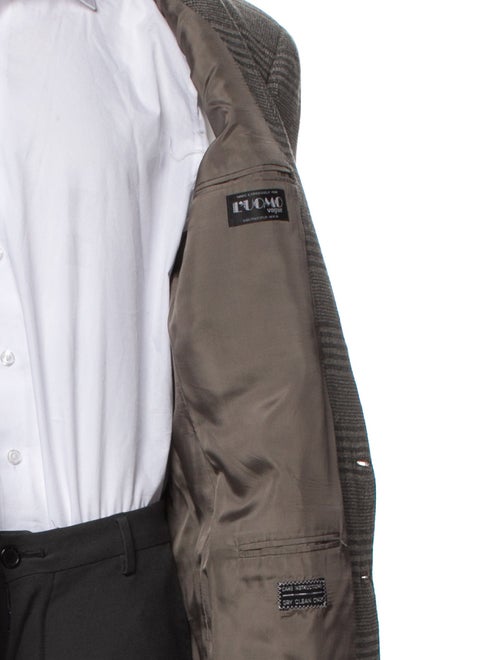 Giorgio Armani Plaid Print Blazer