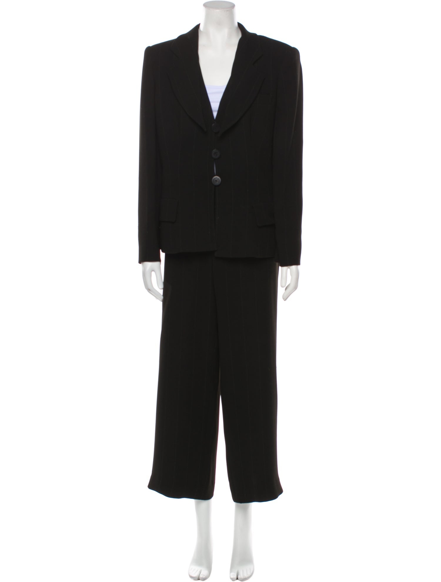 Giorgio Armani Ruffle Embellishment Pantsuit