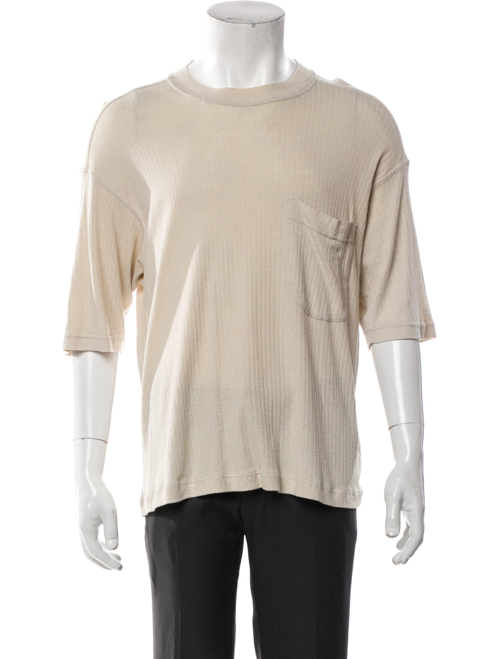 Giorgio Armani Crew Neck Three-Quarter Sleeve T-Shirt