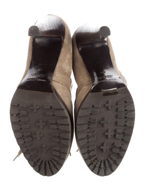 Giorgio Armani Suede Lace-Up Boots