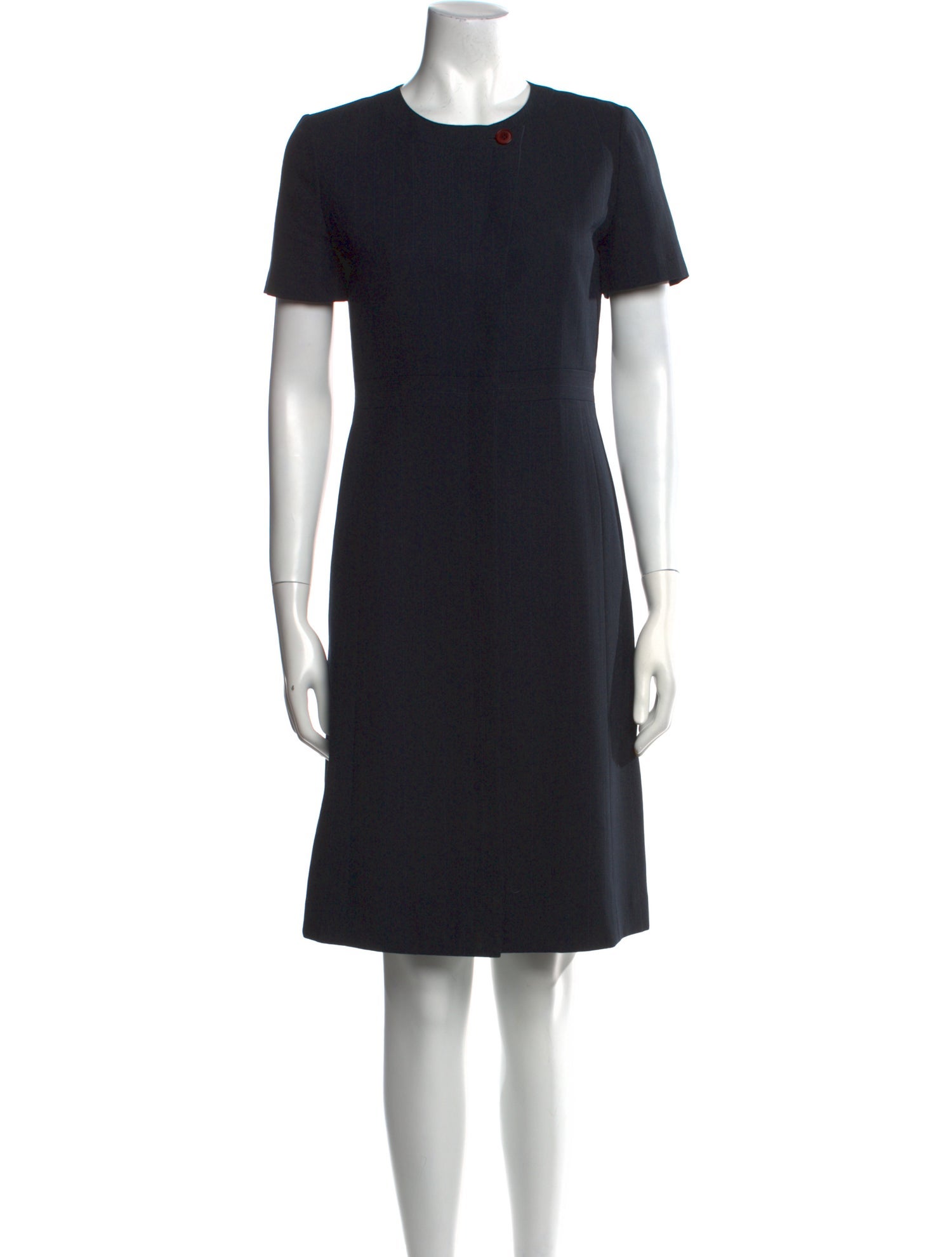 Giorgio Armani Wool Knee-Length Dress