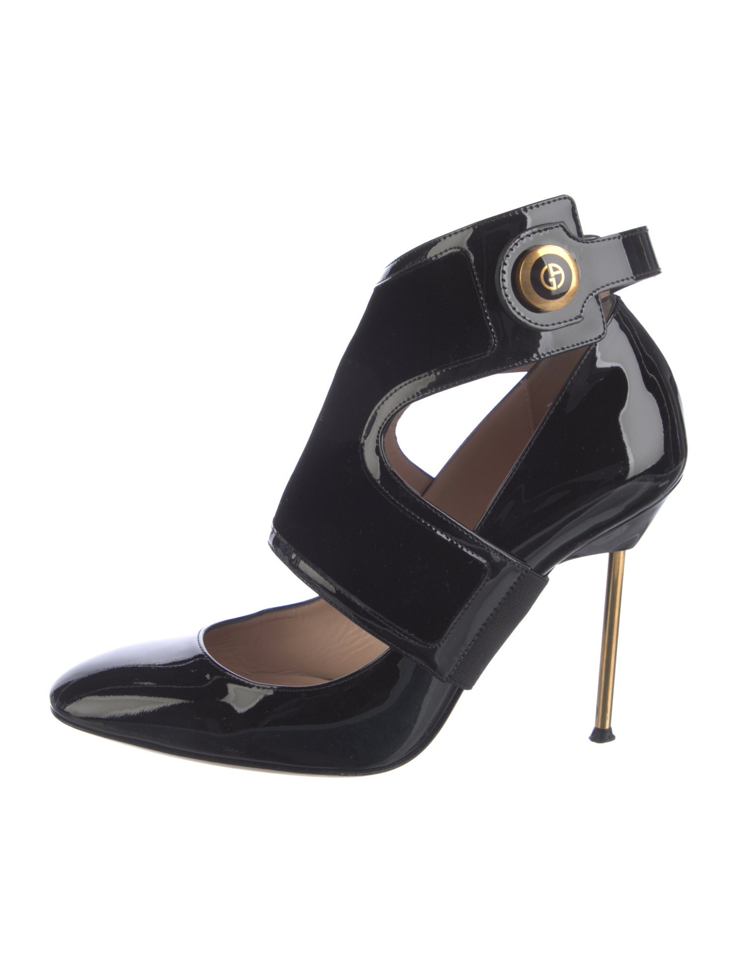 Giorgio Armani Patent Leather Pumps