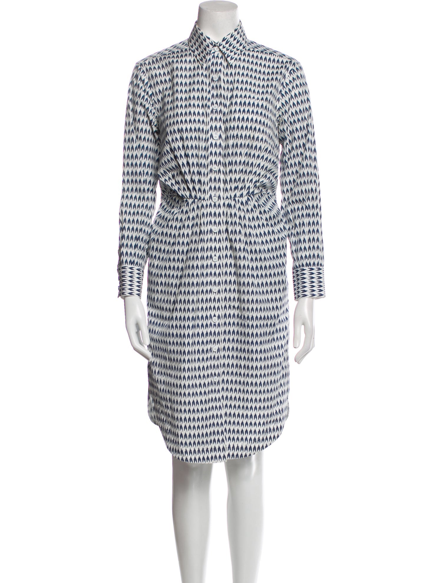 Giorgio Armani Printed Knee-Length Dress