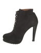 Giorgio Armani Suede Lace-Up Boots