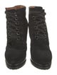 Giorgio Armani Suede Lace-Up Boots