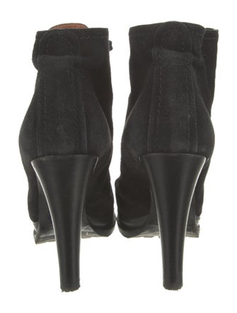 Giorgio Armani Suede Lace-Up Boots