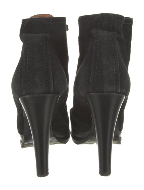 Giorgio Armani Suede Lace-Up Boots