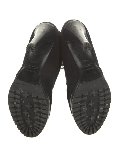 Giorgio Armani Suede Lace-Up Boots