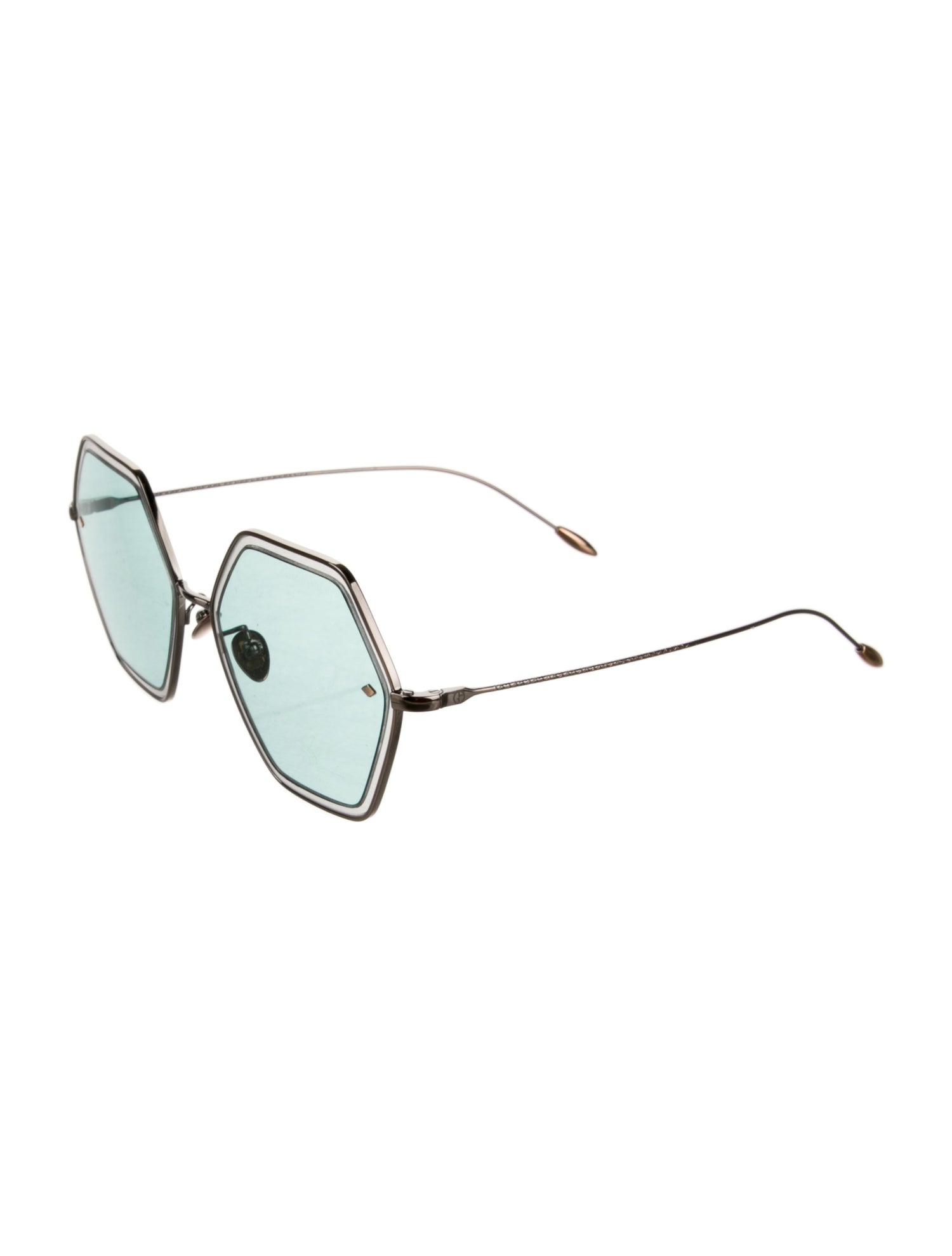 Giorgio Armani Square Mirrored Sunglasses