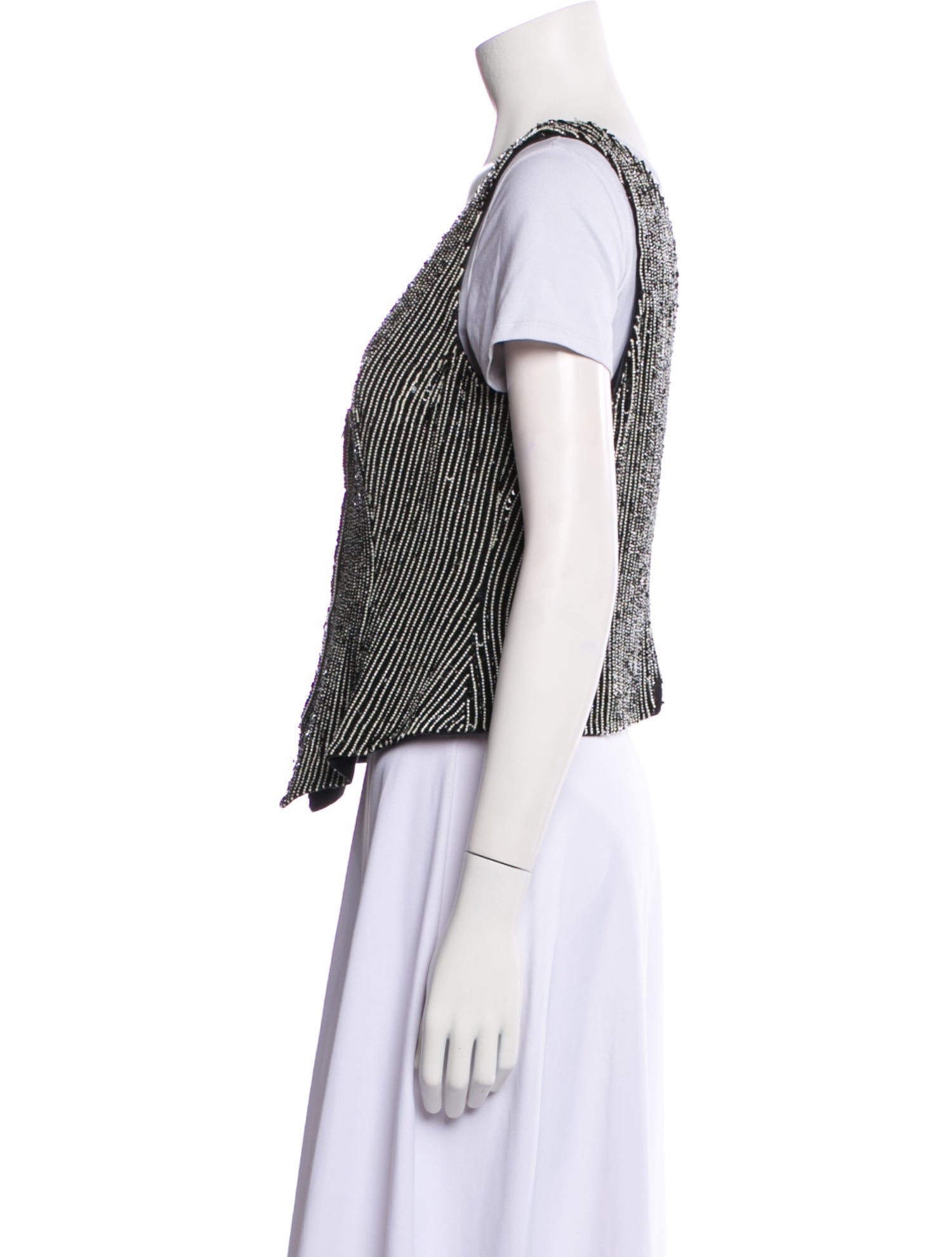 Giorgio Armani Silk Striped Vest