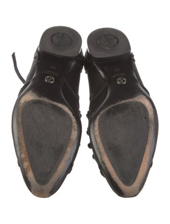 Giorgio Armani Satin Floral Print Flats