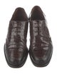 Giorgio Armani Embossed Leather Oxfords