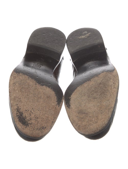 Giorgio Armani Embossed Leather Oxfords