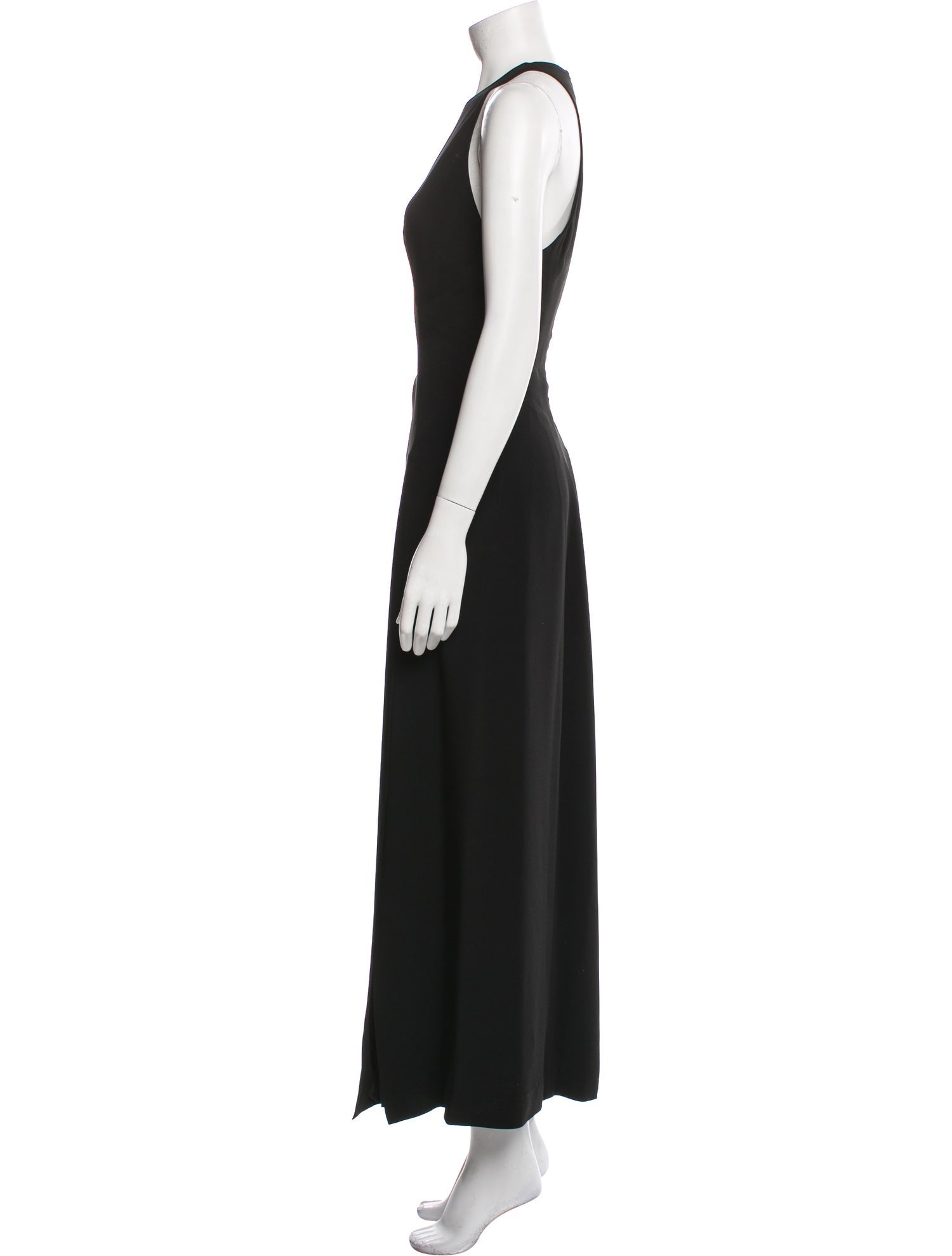 Giorgio Armani Crew Neck Long Dress