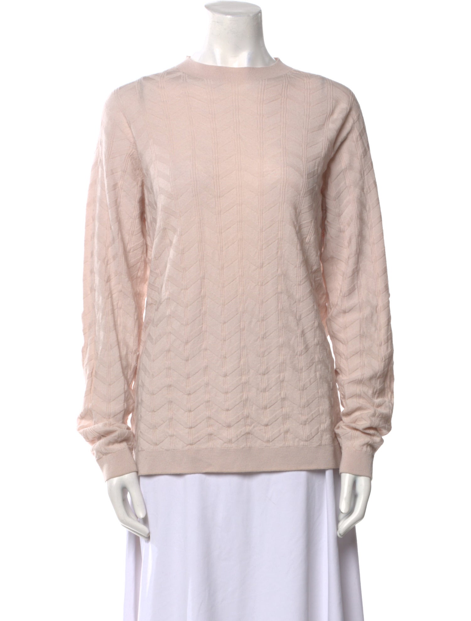 Giorgio Armani Virgin Wool Crew Neck Sweater