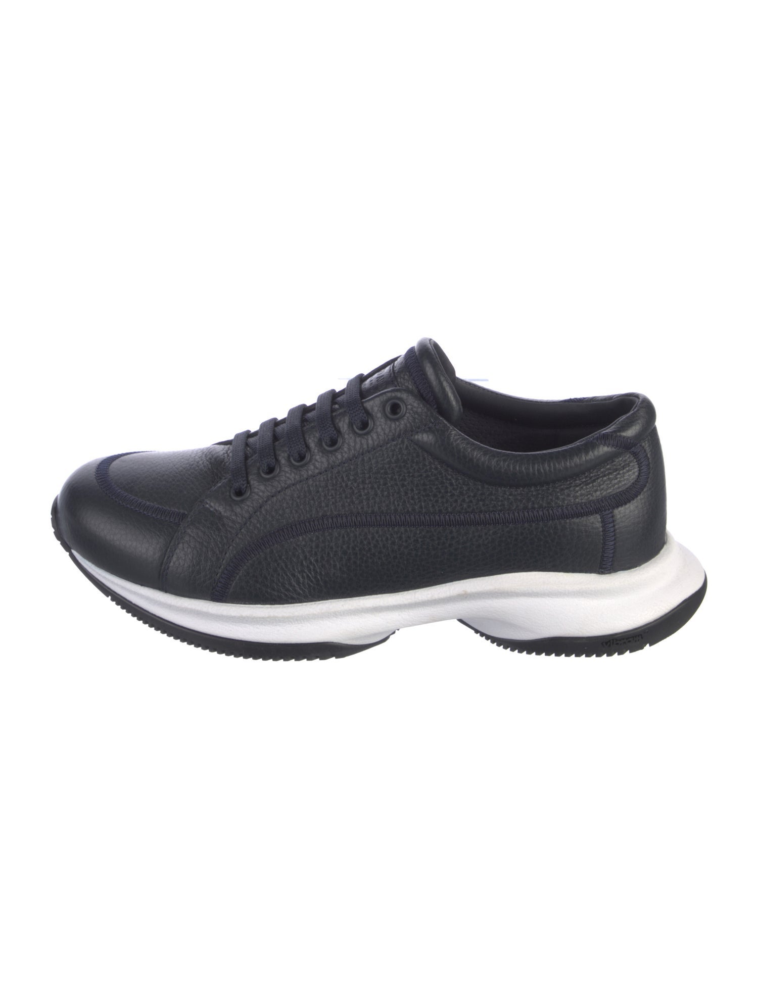 Giorgio Armani Leather Athletic Sneakers