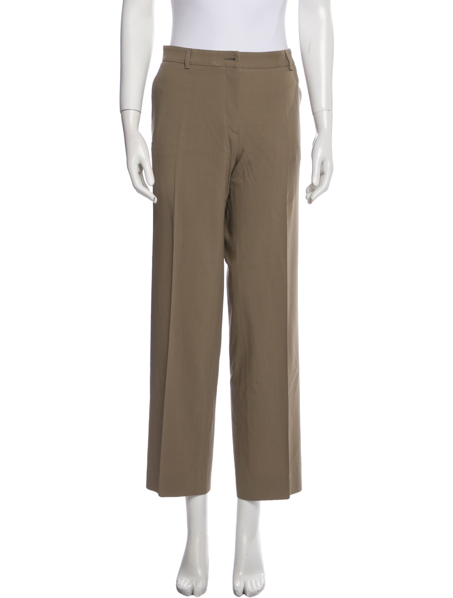 Giorgio Armani Wool Straight Leg Pants