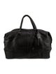 Giorgio Armani Leather Weekender Bag