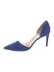 Giorgio Armani Suede D'Orsay Pumps