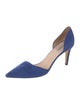 Giorgio Armani Suede D'Orsay Pumps
