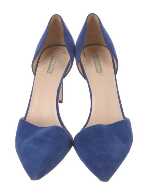 Giorgio Armani Suede D'Orsay Pumps