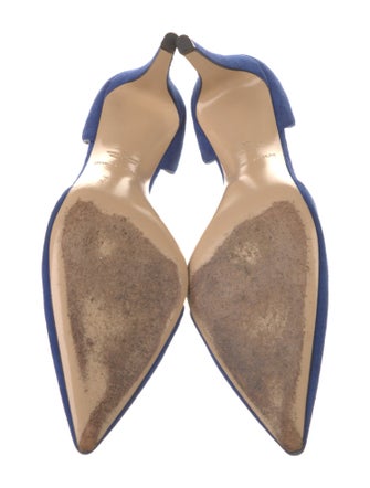 Giorgio Armani Suede D'Orsay Pumps