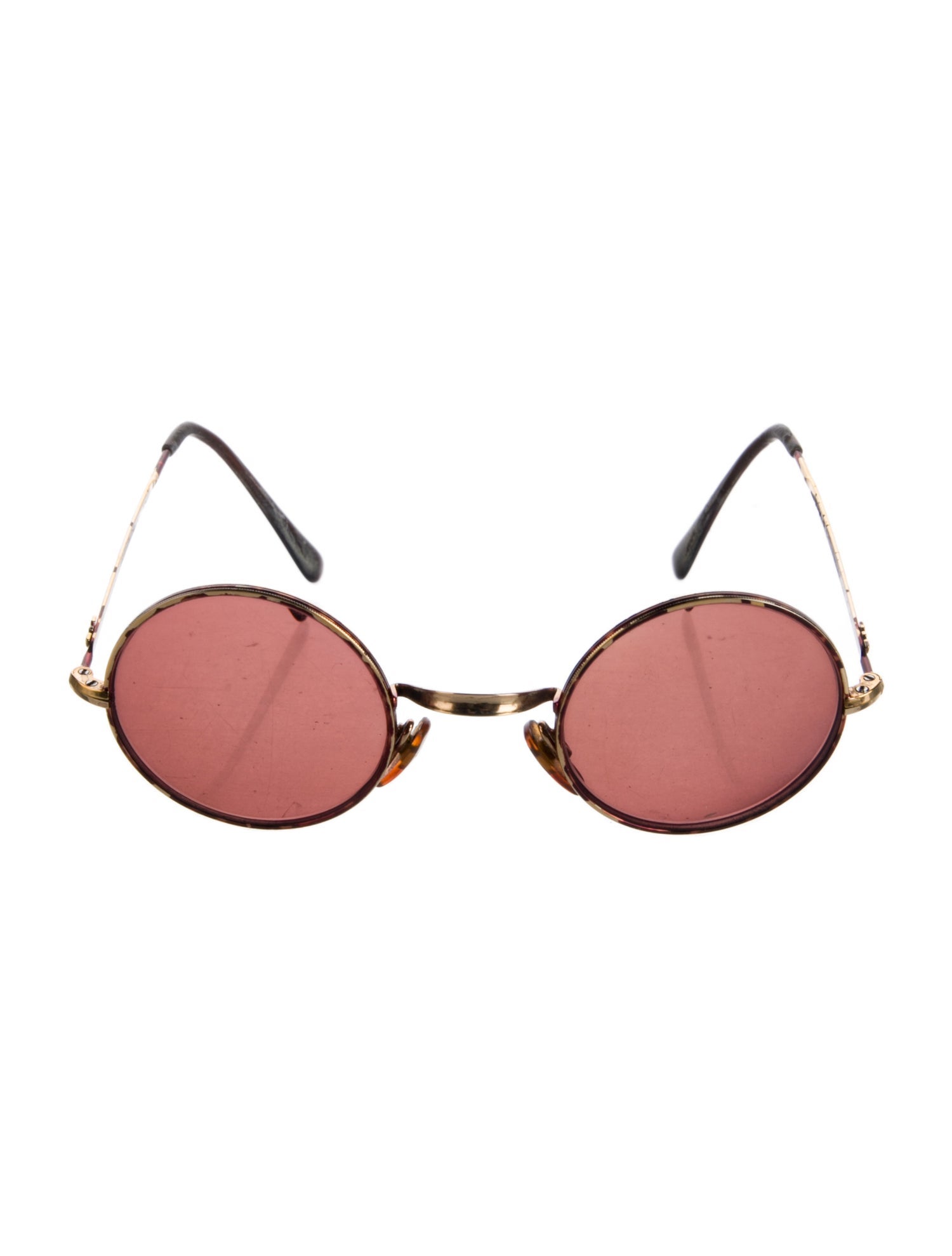 Giorgio Armani Round Mirrored Sunglasses