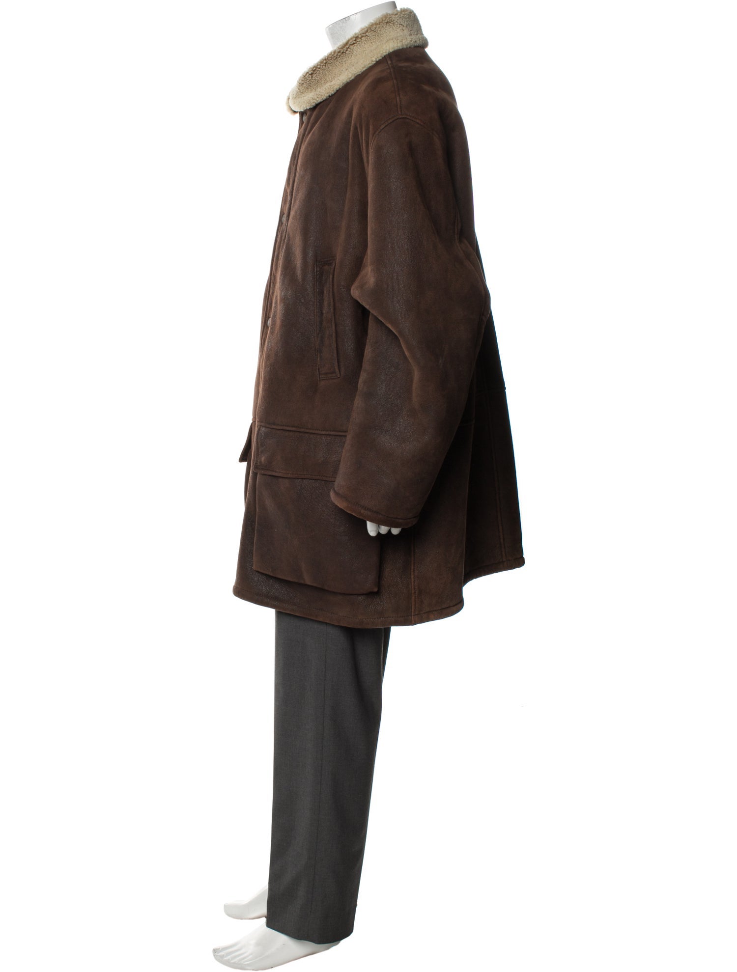 Giorgio Armani Leather Parka